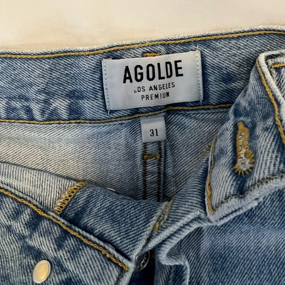 AGOLDE Parker Cutoff Denim Shorts - Picture 4 of 4